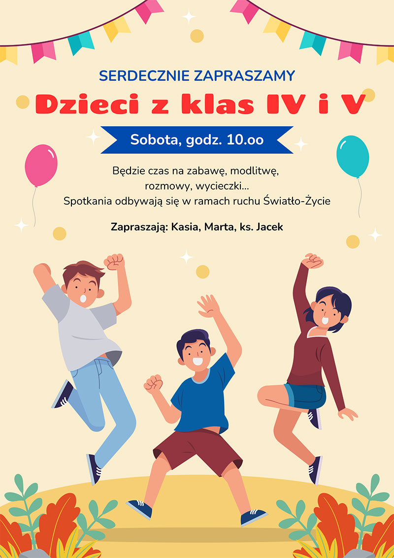 spotkania dzieci plakat